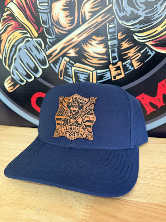 Custom Department Leather Patch Hat