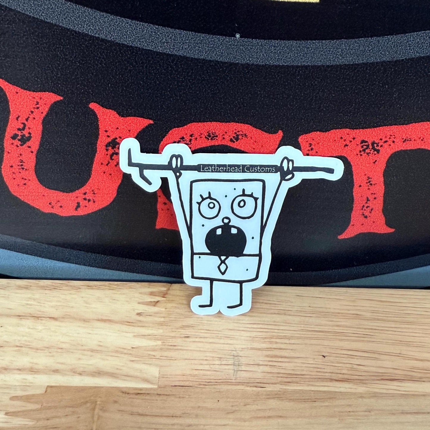 Firefighter Doodle Bob With a NY Hook Sticker