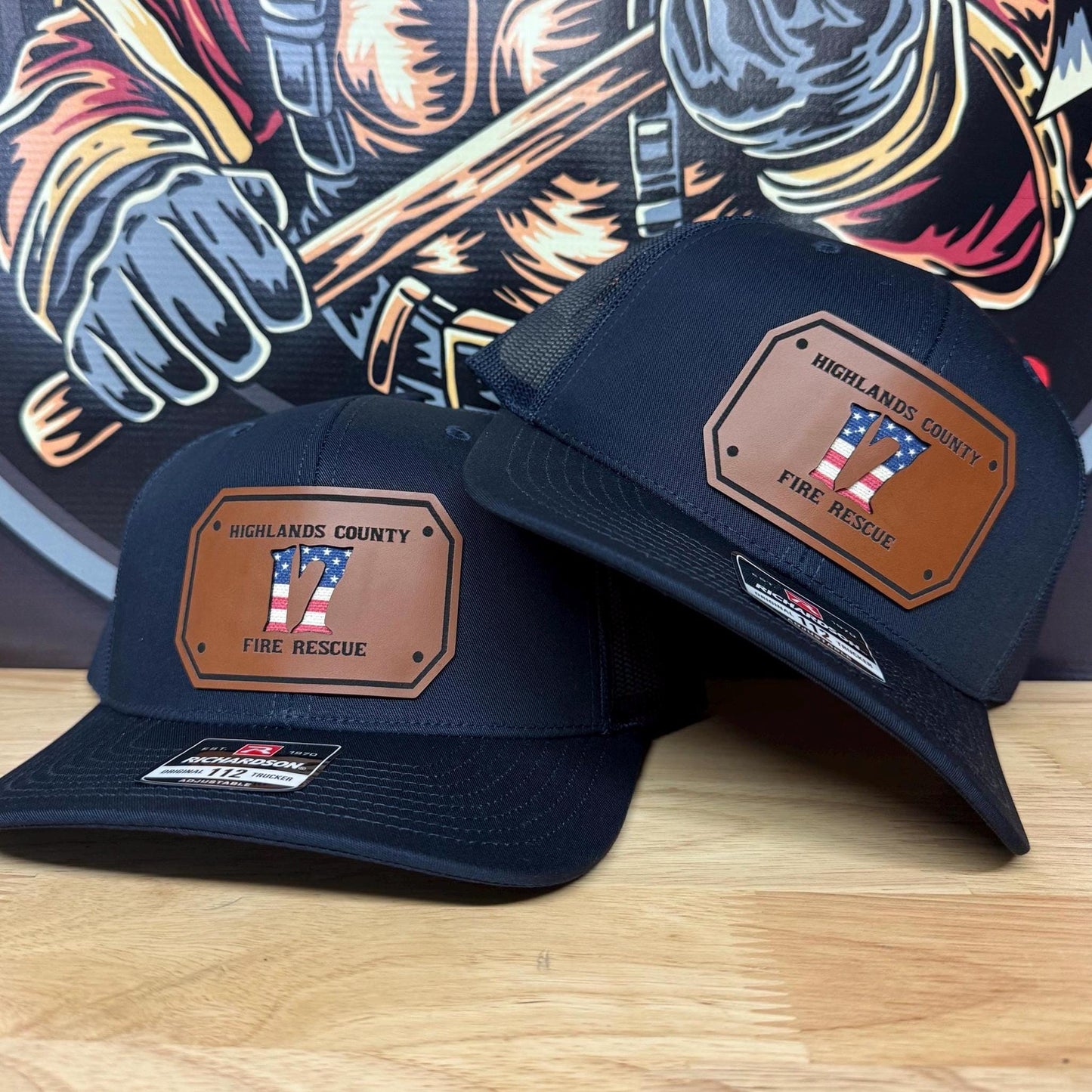 American Flag Passport Style Patch Hat