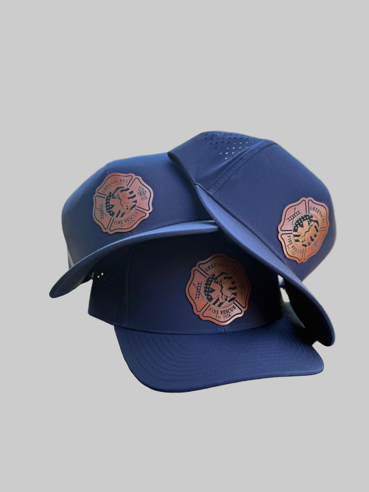 Custom Department Leather Patch Hat