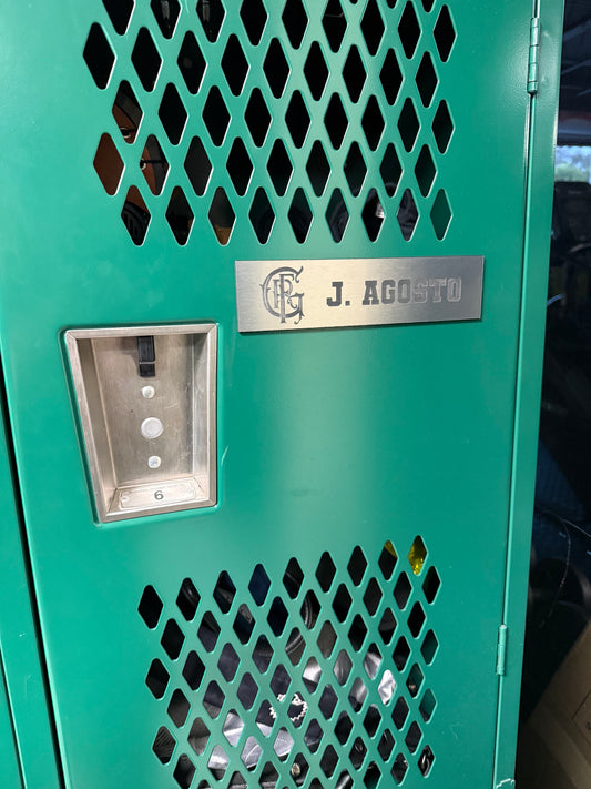 Gear Locker Name Plate