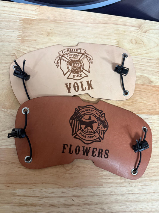 Firefighter SCBA MSA G1 Leather Mask Cover Protector